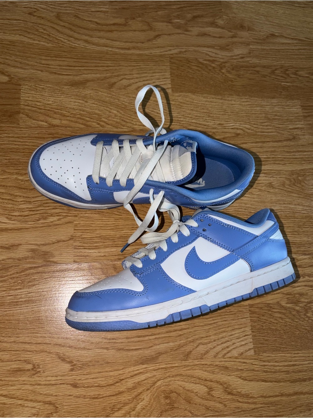 Nike Dunk Low - White & Light Blue